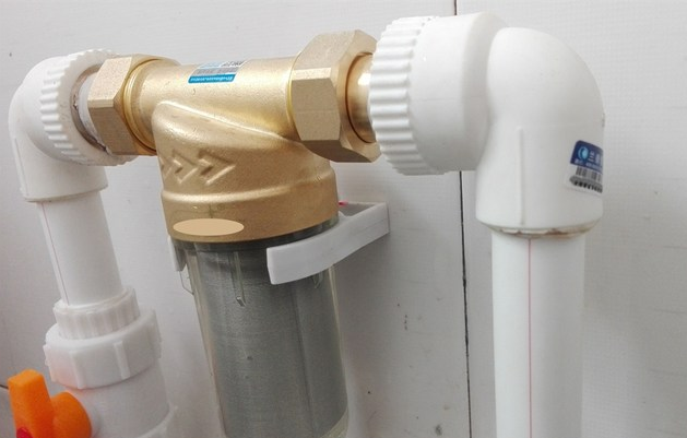 接管連接前置過濾器示意圖，一進(jìn)一出方便連接和過濾！